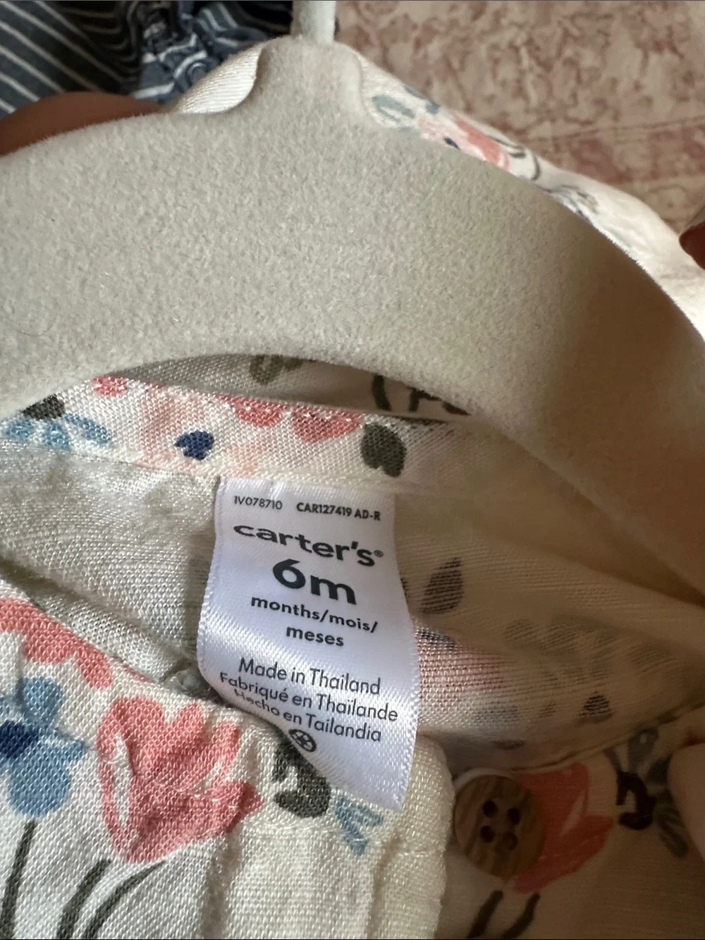 Floral carters bubble romper